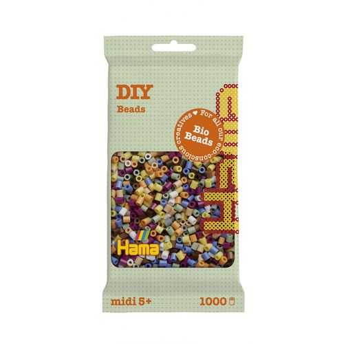 Hama Midi Sachet 1000 Perles Bio Mix 10 Couleurs
