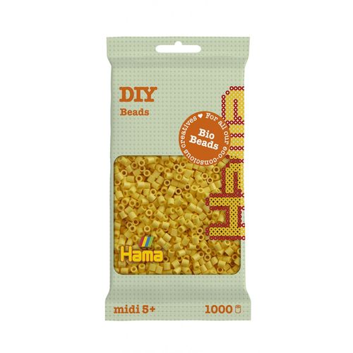 Hama Midi Sachet 1000 Perles Bio Jaune Claire