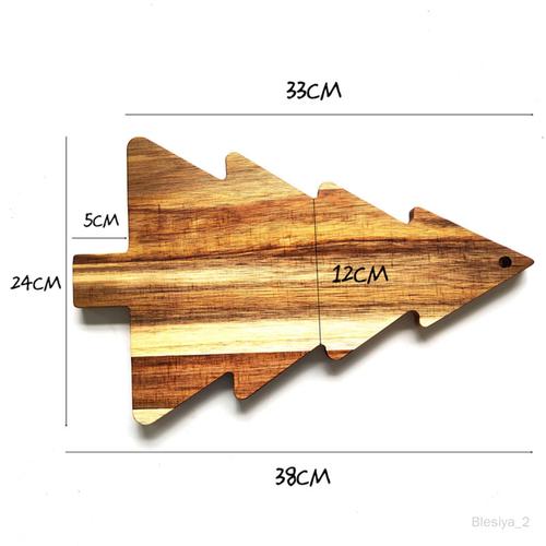 Planche de service pour arbre de noël, planche à découper pour vacances,