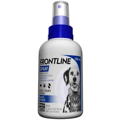Frontline Spray - Anti-Puces Et Anti-Tiques Pour Chien Et Chat - 100ml[747]