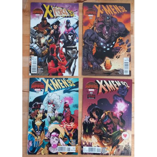 X-Men 92 - Serie Complete Marvel - N°1 À 4 En Anglais (2015)