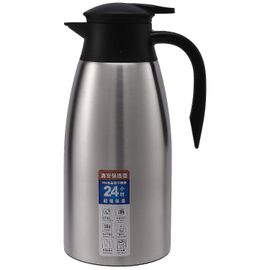 Bouteille isotherme en acier inoxydable argenté 304 de 2 litres,