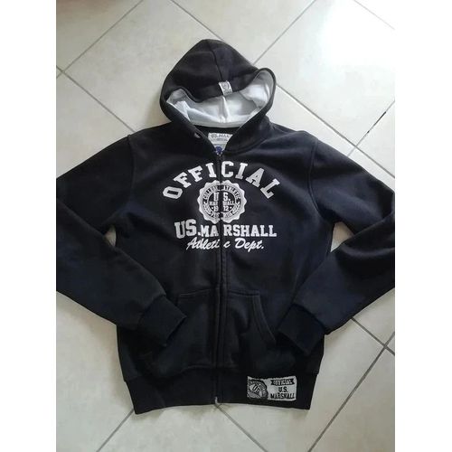 Gilet - Veste À Capuche Us. Marshall Taille S Ou Ados.