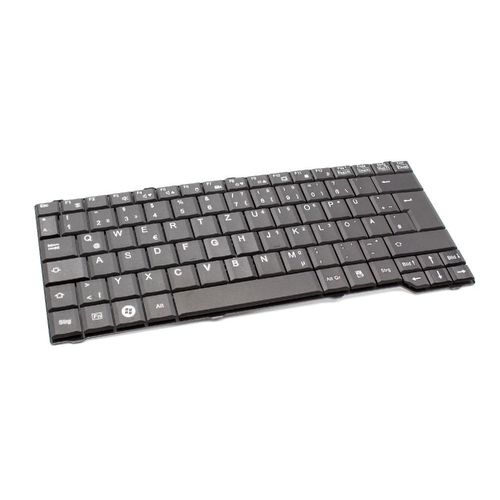 vhbw Clavier notebook QWERTZ remplacement pour Fujitsu Siemens V080230BK1, V080228AK1 pour Notebook - noir