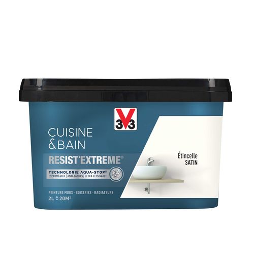 Peinture Cuisine et Bain R'E Satin Etincelle Pot 2l