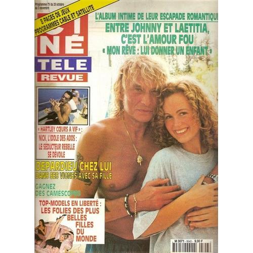 Ciné Télé Revue N° 9543 : Avec Johnny Hallyday (Couverture), Alex Dimitriades, Liz Hurley, Gérard Depardieu, Axelle Red ...