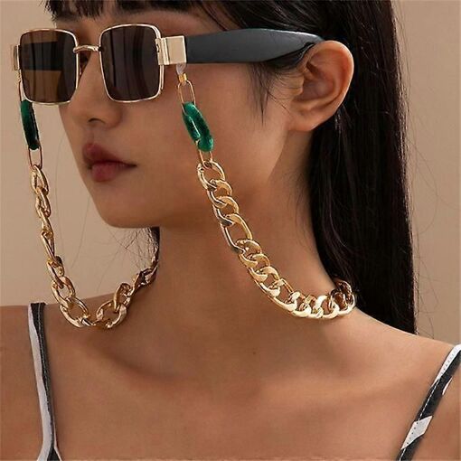 Mode Style Perles Chane Lunettes Chane Lanyard Lunettes Chanes Wome