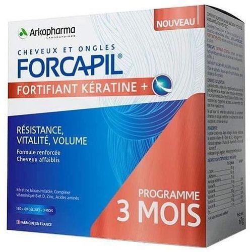 Arkopharma - Fortifiant Kératine 180 Gélules Forcapil Cheveux Et Ongles Arkopharma 