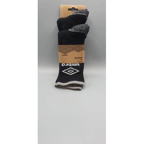 Lot De 2 Paires De Chaussettes Umbro Sport Taille 39/42