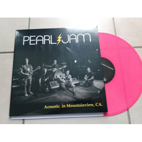 Pearl Jam Acoustic In Mountainview Lp Vinyle Couleur Live 99