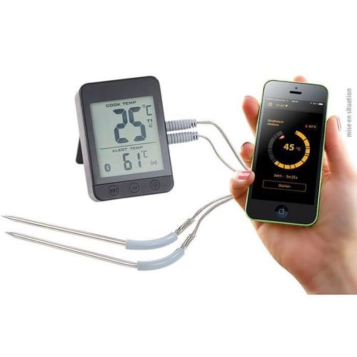 Thermomètre De Cuisson Bluetooth 4.0 Avec App - 2 Sondes