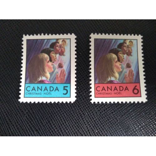 Timbre Canada Yt 417 / 418 Série : Noël 1969 ( 111207 )