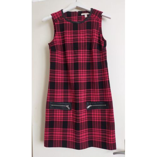 Robe Esprit À Carreaux Rouges & Noirs 36