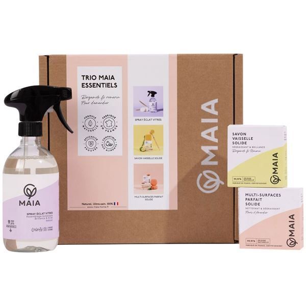 Maia coffret pdt vitres-savon vaisselle-savon multisurfaces