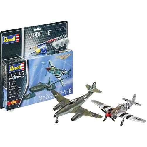 Maquettes Model Set Model Set Avions Combat Set Me262 & P-5