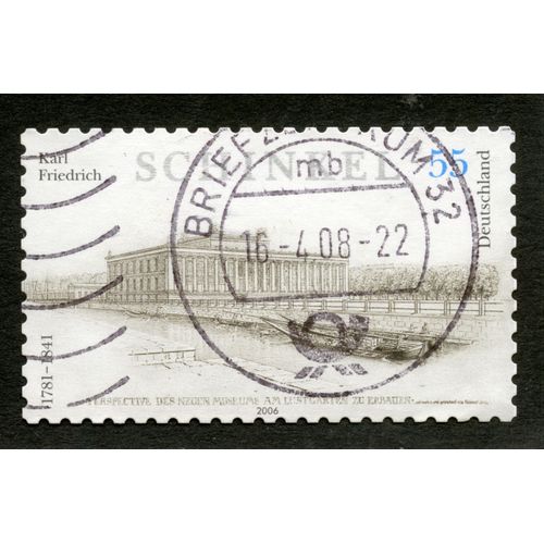 Timbre Oblitéré Deutschland, Karl Friedrich 1781-1841, 2006, 55