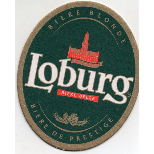Sous Bock De Bière Ancien Loburg - Bière Belge