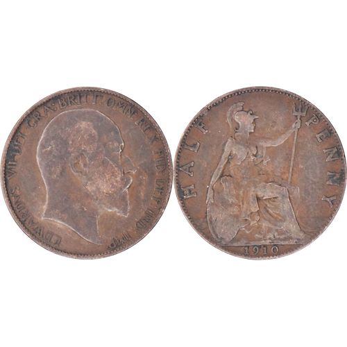 Uk - 1910 - Half Penny - 17-207