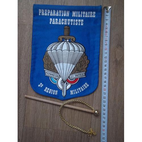 Fanion Collection Préparation Militaire Parachutiste 3éme Région