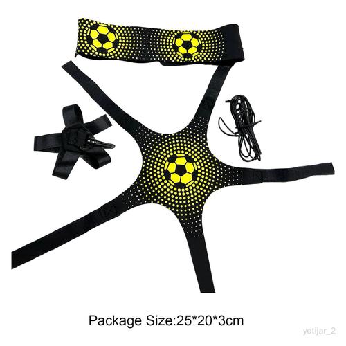 Entraîneur De Ceinture De Football En Solo Pour Enfants, Entraîneur De Football, De Volley-Ball, De Rugby Pour Ballons De Taille 3, 4 Et 5 5 Sangles Imprimées