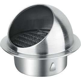 Grille de ventilation ronde en acier inoxydable Grille de ventilation en  métal de 100 mm Grille