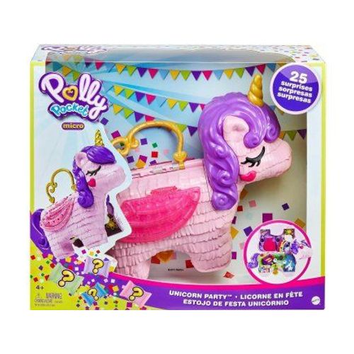 Coffret Chat Polly Pocket + 2 Figurines + 18 Accessoires - Set Jouet Fille Mini Monde + 1 Carte Offerte - Mini Poupee