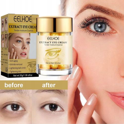30g Gold Repair Eye Cream Hydratant Anti Macareux