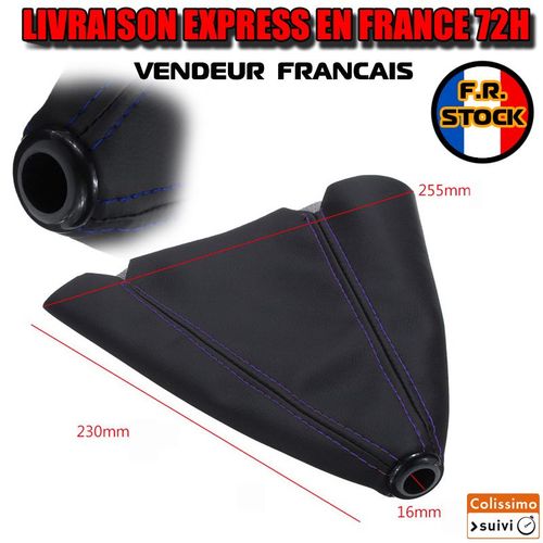 Universel Noir Soufflet Levier De Vitesse Pommeau
