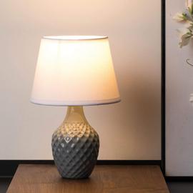Lampe de Chevet Décoration Moderne, [E14 Ampoule Inclus] Atmosphère Esthétique  Lampe de Table Lecture Soin pour Les Yeux en Bois Nature Eclairage de  Chambre Salle (BLANC) [Classe énergétique A++] 