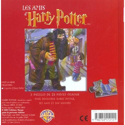  L'Univers d'Harry Potter : Livre puzzle (25 pièces