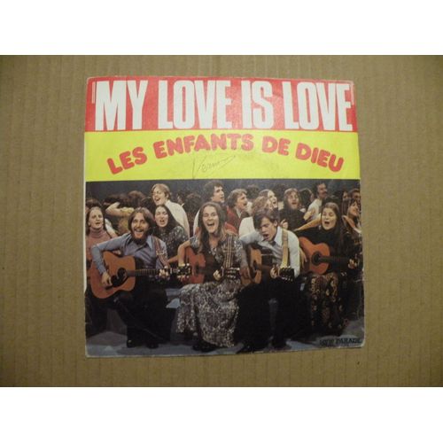 Brade Vinyle 45 Tours - My Love Is Love Des Enfants De Dieu - 1974