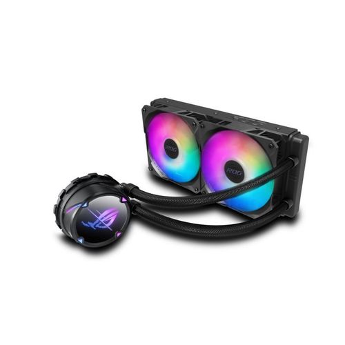 ASUS ROG STRIX LC II 240 ARGB - Système de refroidissement liquide de processeur - Taille de radiateur : 240 mm - (pour : AM4, TR4, LGA1200, LGA1700, AM5, LGA115x Socket) - base cuivre - 120 mm