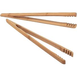 Pinces de cuisine en bambou naturel, 2 pièces, pour grille-pain en bois,  pince à thé
