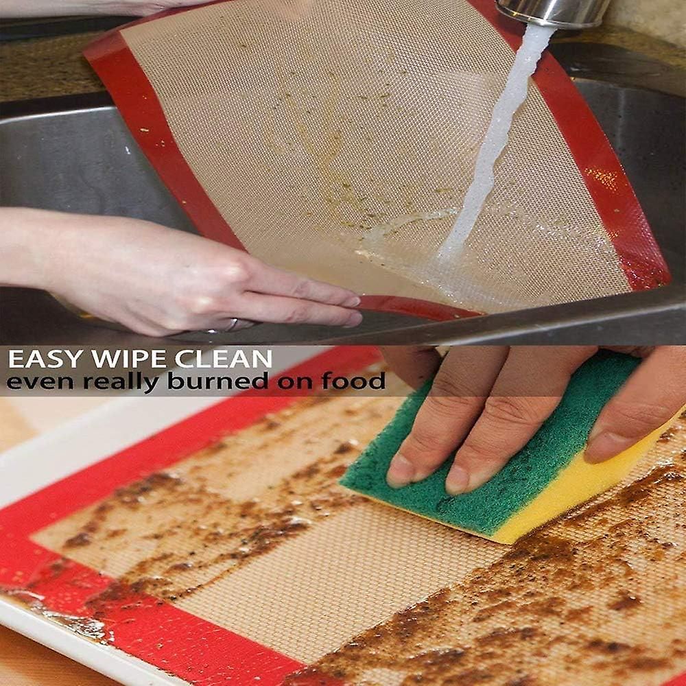Plaques de cuisson en silicone, 2 pices tapis en silicone a... - 3