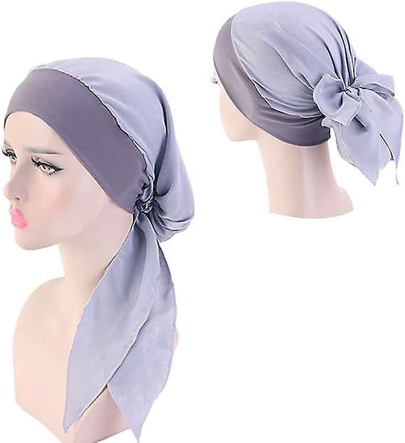 Chapeau de chimio imprim pour femmes, Turban soyeux, couvre... - 3