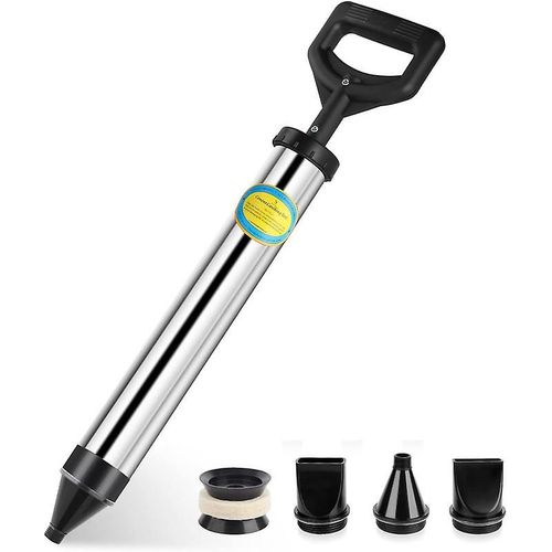 Pistolet De Calfeutrage De Ciment En Acier Inoxydable, Outil De Pointage De Mortier, Pulvérisateur De Jointoiement, Outil Applicateur Pour Ciment Et Chaux