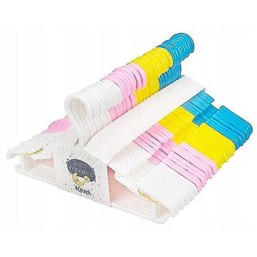 Cintres Pour Pantalons, Cintres Pour Bébés Et Enfants, Cintres Pour Bébés, Cintres En Plastique Pour Bébés, Couleur De 27cm De Long, 40 Pièces