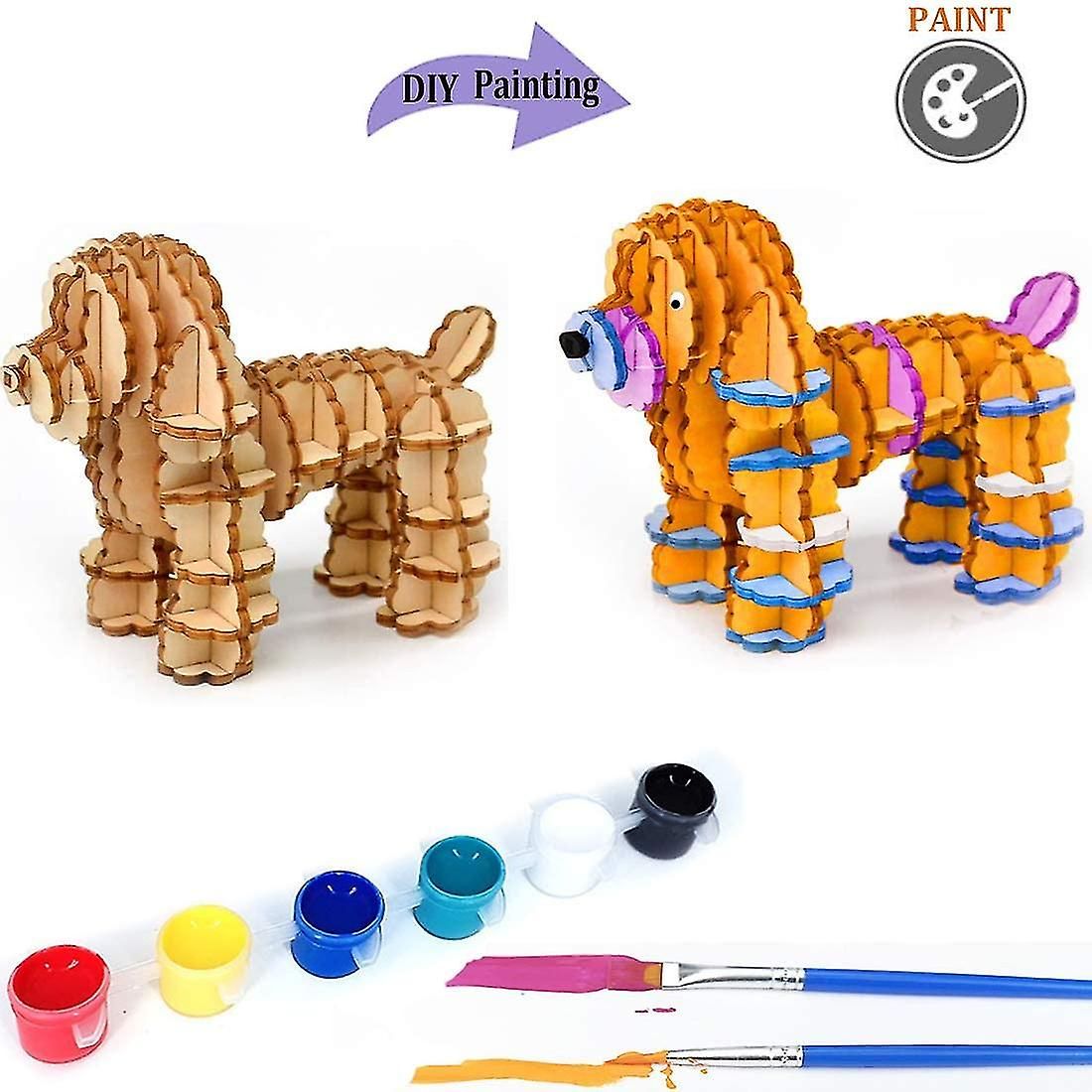 Puzzle 3d En Bois, Jouets Pour Enfants Et Adultes, Modle An... - 3