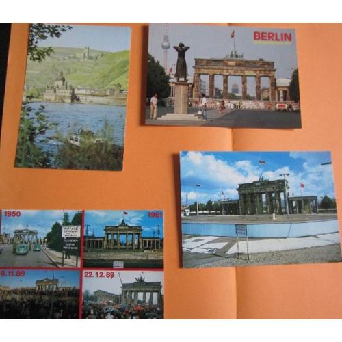 9 Cartes Postales D' Allemagne (Berlin-Berchtesgaden-Franfort-(8 N'ont Pas Circulé, Sans Correspondance/1 Avec Correspondance) + 5 C.P. (Évènements Culturels/M.Slevogt-Sarrebruck-Schadel-Alles Raved)