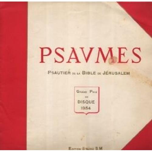 Psaumes Psautier De La Bible De Jérusalem