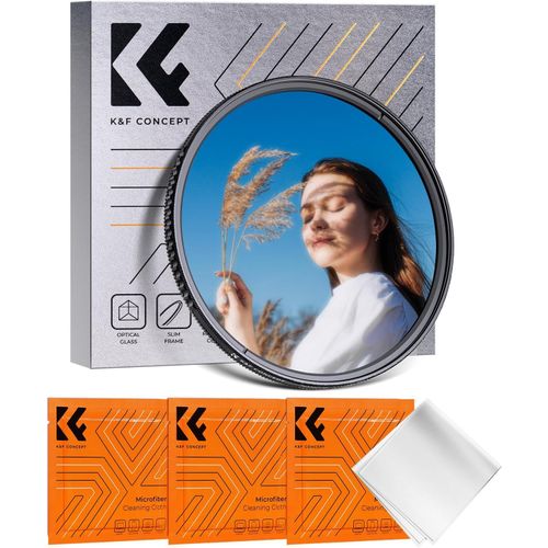 62mm Filtre Black-Mist 1/4+Cpl 2 En 1 Effet Diffusion Polarisant Et 3 Chiffons De Nettoyage Pour Objectif Appareil Photo (Nano-Klear Srie)
