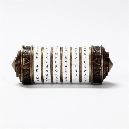 Da Vinci Code Cryptex Lock, Da Vinci Code Cryptex Serrure à combinaison Cadeau romantique avec accessoires