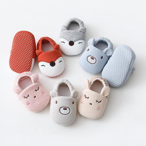 Chaussures De Première Marche Pour Bébé, Antidérapantes, Design De Dessin Animé, Hiver