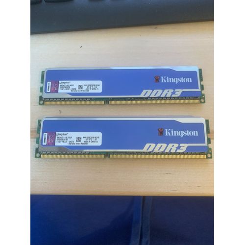 Kingston DDR3 KHX 1333 4G (2x2Go) Hyper X Blu