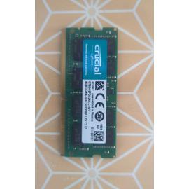 Crucial 8 Go (1 x 8 Go) DDR4 2400 MHz CL17 SR SO-DIMM - Mémoire Crucial sur