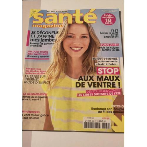 Santé Magazine 560 Revue Août 2022