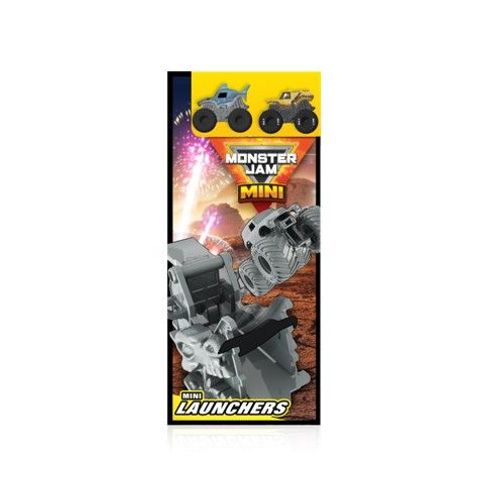 Monster Jam Playset Lanceur + 2 Véhicules Minis Monster Jam