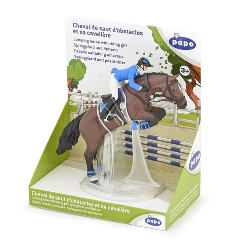 Chevaux, Poulains Et Poneys Cheval De Saut D'obstacles Et Sa Cavaliere