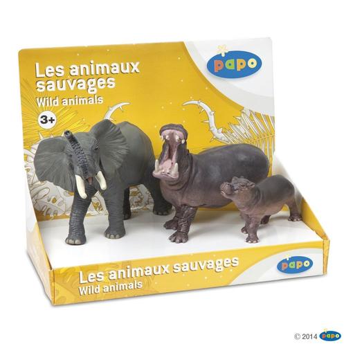 La Vie Sauvage Boîte Présentoir Animaux Sauvages 2 (3 Fig.)