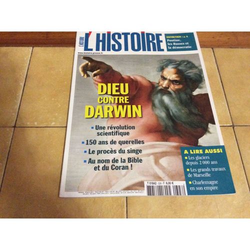 L’Histoire. Revue Numéro 328. Dieu Contre Darwin